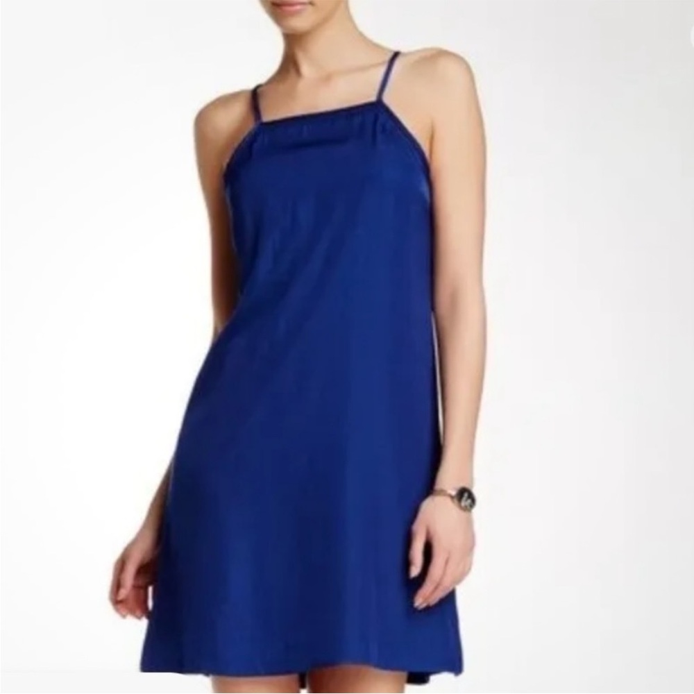 Tart Navy Blue Sleeveless Dress